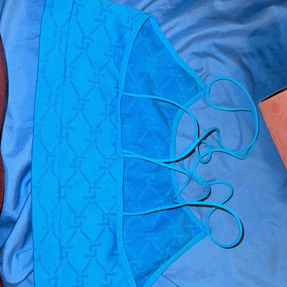 Blue Patterned bralette - Picture 2 of 3